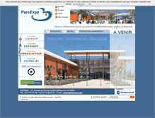 Tablet Screenshot of parcexpo-villefranche.com